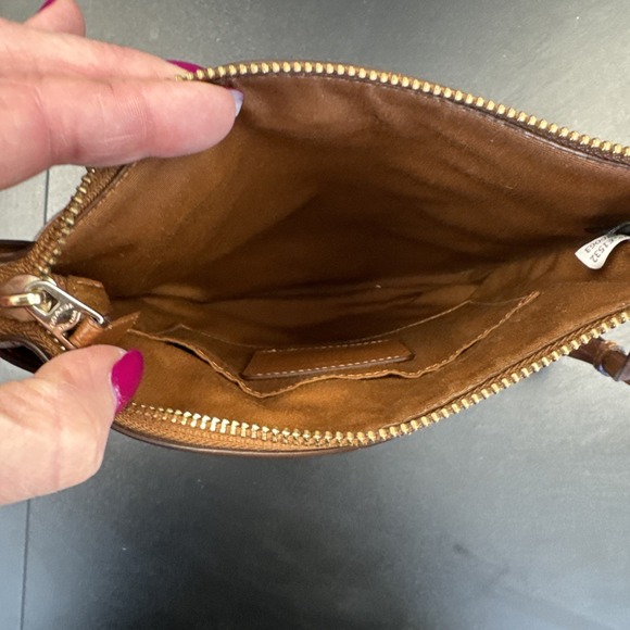 Leather Crossbody Bag, Coach File Bag - Picture 5 of 5